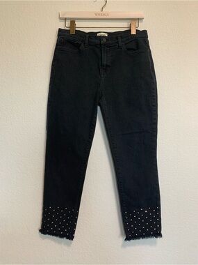 L’agence Studded Black Jeans